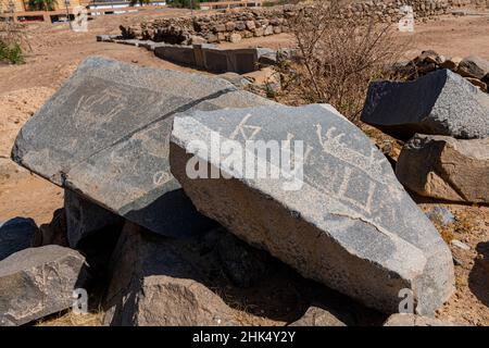 Archäologische Stätte al Ukhdud, Najran, Königreich Saudi-Arabien, Naher Osten Stockfoto