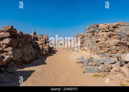 Archäologische Stätte al Ukhdud, Najran, Königreich Saudi-Arabien, Naher Osten Stockfoto