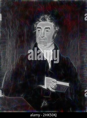 Inspiriert von Jeromus Johnson, William Sidney Mount, Amerikaner, 1807-1868, Öl auf Leinwand, 1832, 34 1/16 x 26 7/8 Zoll, 86,5 x 68,3 cm, 19th Jahrhundert, amerikanischer Künstler, amerikanisches Öl, schwarz-weiß, Jeromus Johnson, männliche Figur, Mann, Öl auf Leinwand, Malerei, Portrait, neu erfunden von Artotop. Klassische Kunst neu erfunden mit einem modernen Twist. Design von warmen fröhlichen Leuchten der Helligkeit und Lichtstrahl Strahlkraft. Fotografie inspiriert von Surrealismus und Futurismus, umarmt dynamische Energie der modernen Technologie, Bewegung, Geschwindigkeit und Kultur zu revolutionieren Stockfoto