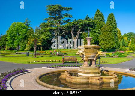 Levengrove Park, Fountain and Arborteum, Dumbarton, West Dunbartonshire, Schottland, Vereinigtes Königreich, Europa Stockfoto