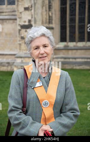 The Portrait of Kent: Canterbury Cathedral ist eine sozialdokumentarische Porträtserie von Fotografien, die das Leben des Domgrunds dokumentiert Stockfoto