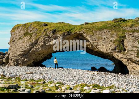 Arches Provincial Park, Portland Creek, Northern Peninsula, Neufundland, Kanada, Nordamerika Stockfoto