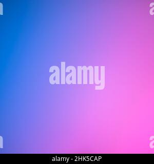 Abstrakter Neonhintergrund mit trendigen Verläufen. Farbenfrohes Banner, leuchtender Pink- und Blaueffekt, violettes Muster, glatte Textur, moderner Kunsthintergrund Stockfoto
