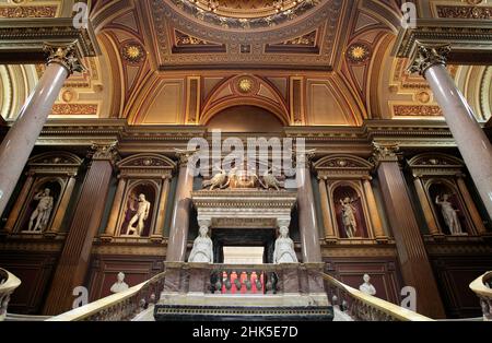 Das 1816 gegründete Fitzwilliam Museum ist das Kunst- und Antiquitätenmuseum der University of Cambridge. Mit über einer halben Million Objekten und Kunstwerken Stockfoto