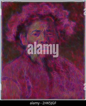 Inspiriert von der Studie eines alten Mannes, Rembrandt van Rijn, Circle of, Reinmagined by Artotop. Klassische Kunst neu erfunden mit einem modernen Twist. Design von warmen fröhlichen Leuchten der Helligkeit und Lichtstrahl Strahlkraft. Fotografie inspiriert von Surrealismus und Futurismus, umarmt dynamische Energie der modernen Technologie, Bewegung, Geschwindigkeit und Kultur zu revolutionieren Stockfoto