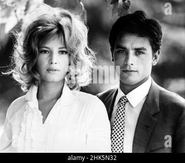 Retrospettiva Monica Vitti. Nella foto, Monica Vitti in una scena del Film 'L'eclisse' con Alain Delon. Stockfoto