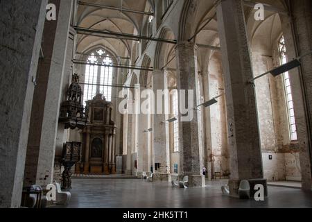 Stralsund, Deutschland 24. Juni 2021, in der St. Jakobi Kirche in Stralsund Stockfoto