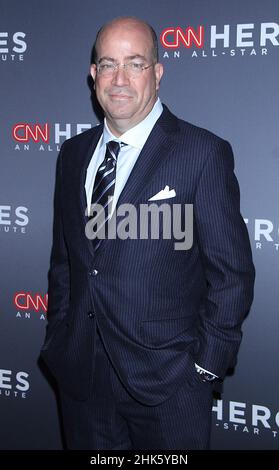 **DATEI FOTO** Jeff Zucker tritt als Chef von CNN zurück, nachdem er die Affäre mit einem Kollegen eingestanden hat. NEW YORK, NY - 09. Dezember: Jeff Zucker bei der jährlichen CNN Heroes: An All-Star Tribute 12th im American Museum of Natural History in New York City am 09. Dezember 2018. Kredit: RW/MediaPunch Stockfoto