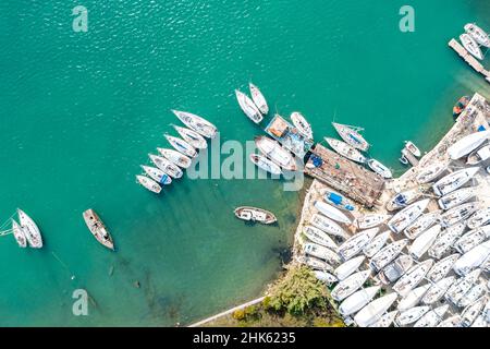 Nydri eine kleine Stadt in Lefkada, Griechenland Stockfoto
