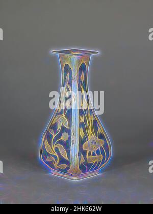 Inspiriert von Vase mit Design von Blumenmotiven, Chinesisch, Southern Song Dynastie, 1127–1279, 12th–13th Jahrhundert, Bronze mit Vergoldung und Versilberung, hergestellt in China, Asien, Behälter, Metallarbeiten, 6 7/8 x 3 x 3 Zoll (17,5 x 7,6 x 7,6 cm, neu erfunden von Artotop. Klassische Kunst neu erfunden mit einem modernen Twist. Design von warmen fröhlichen Leuchten der Helligkeit und Lichtstrahl Strahlkraft. Fotografie inspiriert von Surrealismus und Futurismus, umarmt dynamische Energie der modernen Technologie, Bewegung, Geschwindigkeit und Kultur zu revolutionieren Stockfoto