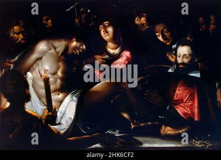 Die Klage von Jacques Bellange (c. 1575–1616), Öl auf Leinwand, c. 1616 Stockfoto