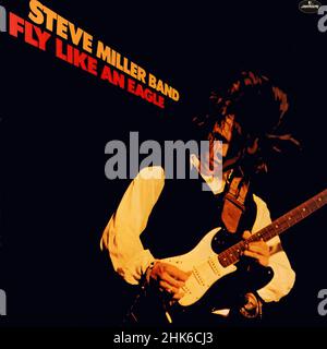 Vinylcover - 1976 - Steve Miller Band - Fly Like an Eagle - UK 01 Stockfoto