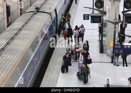 Flughafen Charles de Gaulle in Paris Frankreich Stockfoto