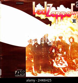 Vinyl-Schallplattencover - LED Zeppelin - II - D - US - 1969 01 Stockfoto