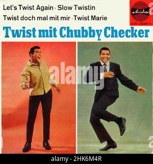 Vintage Vinyl Plattencover - Checker, Chubby - Lets Twist Again - Deutschland - 1962 Stockfoto