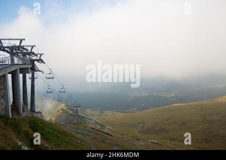 Blick von Kasprowy Wierch, Tatry, Polen. Stockfoto