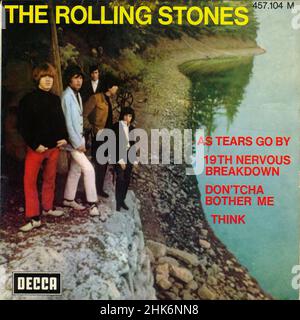 Vintage Vinyl-Plattencover - Rolling Stones, The - 19th Nervous Breakdown - F - EP - 1966 Stockfoto