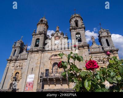 Santuario de Nuestra Señora de los Milagros. Baños de Molgas. Orense. Galicien. España Stockfoto