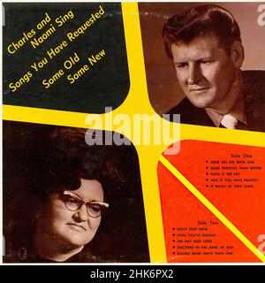 Songs, Die Du Angefordert Hast - Vintage American Christian Vinyl Album Stockfoto
