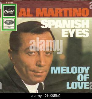 Vinylcover - Martino, Al - Spanish Eyes - Deutschland 1965 Stockfoto