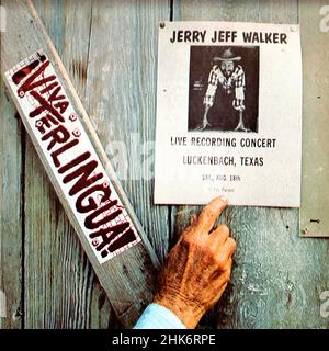 Vinylcover - Walker, Jerry Jeff - Viva Terlingua - US - 1973 Stockfoto