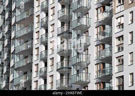 Mehrfamilienhaus in Danzig, Polen © Wojciech Strozyk / Alamy Stock Photo Stockfoto