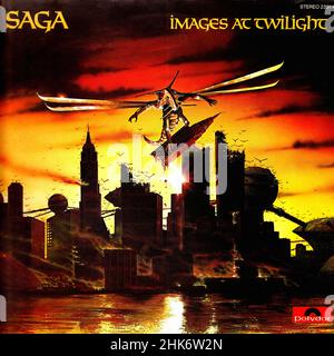 Vintage Vinyl Schallplattencover - Saga - Gleiches - Images at Twilight - D - 1979 Stockfoto