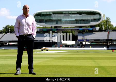 Aktenfoto vom 16-07-2019 von Sir Andrew Strauss, der die Stelle auf Interimsbasis übernehmen wird, teilte das England and Wales Cricket Board mit. Ausgabedatum: Mittwoch, 2. Februar 2022. Stockfoto