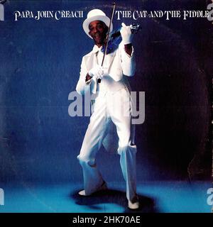 Vintage Vinyl Plattencover - Papa John Creach - The Cat and The Fiddle - US - 1977 Stockfoto