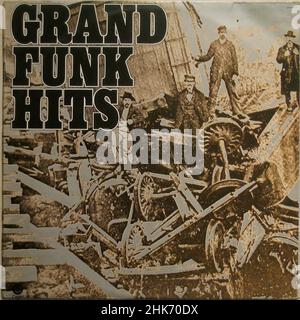 Vinylplatte auf Vinyl - Grand Funk Hits Stockfoto