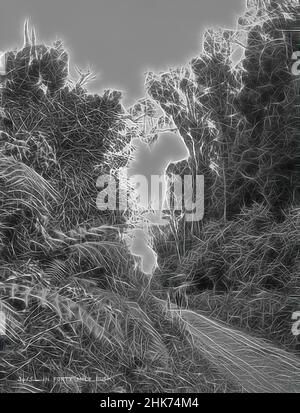 Inspiriert von in Forty Mile Bush, Burton Brothers Studio, Fotostudio, Neuseeland, Schwarz-Weiß-Fotografie, Neu gestaltet von Artotop. Klassische Kunst neu erfunden mit einem modernen Twist. Design von warmen fröhlichen Leuchten der Helligkeit und Lichtstrahl Strahlkraft. Fotografie inspiriert von Surrealismus und Futurismus, umarmt dynamische Energie der modernen Technologie, Bewegung, Geschwindigkeit und Kultur zu revolutionieren Stockfoto
