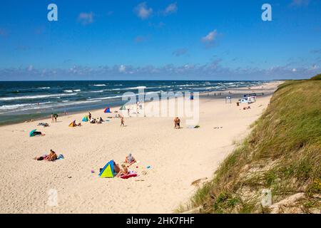 Ostseestrand, Kurische Nehrung, Litauen, Nida, Litauen Stockfoto