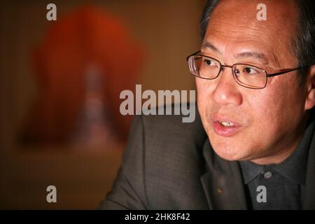 ISTANBUL, TÜRKEI - 16. APRIL: Hung Tran, Geschäftsführer des berühmten Geschäftsmannes und Institutes of International Finance, Portrait am 16. April 2009 in Istanbul, Türkei. Stockfoto