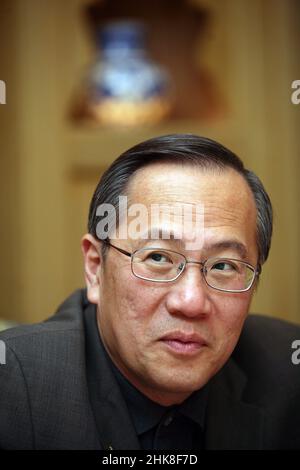 ISTANBUL, TÜRKEI - 16. APRIL: Hung Tran, Geschäftsführer des berühmten Geschäftsmannes und Institutes of International Finance, Portrait am 16. April 2009 in Istanbul, Türkei. Stockfoto