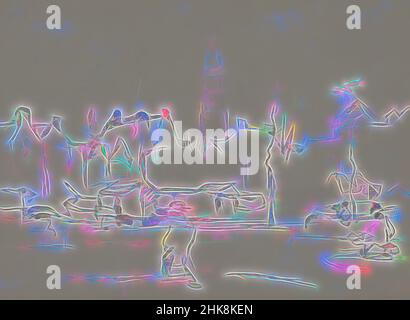 Inspiriert von Street View in Amsterdam, Niederlande, neu gestaltet von Artotop. Klassische Kunst neu erfunden mit einem modernen Twist. Design von warmen fröhlichen Leuchten der Helligkeit und Lichtstrahl Strahlkraft. Fotografie inspiriert von Surrealismus und Futurismus, umarmt dynamische Energie der modernen Technologie, Bewegung, Geschwindigkeit und Kultur zu revolutionieren Stockfoto