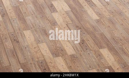 Holzboden, Eiche Parkett - Parkett, Eiche Laminat Stockfoto