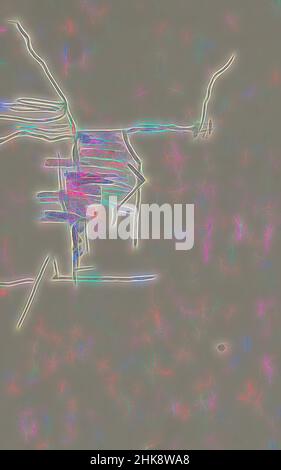 Inspiriert von der Kalverstraat in Amsterdam in den Niederlanden mit in der Ferne der Nieuwe Kerk am Staudamm. Stadtbild mit Figuren, neu gestaltet von Artotop. Klassische Kunst neu erfunden mit einem modernen Twist. Design von warmen fröhlichen Leuchten der Helligkeit und Lichtstrahl Strahlkraft. Fotografie inspiriert von Surrealismus und Futurismus, umarmt dynamische Energie der modernen Technologie, Bewegung, Geschwindigkeit und Kultur zu revolutionieren Stockfoto