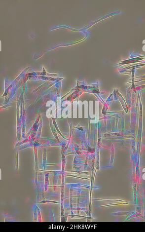 Inspiriert von dem Königspalast auf der linken Seite. Und Blick auf den Dam-Platz in Amsterdam, Niederlande mit der Nieuwe Kerk, neu gestaltet von Artotop. Klassische Kunst neu erfunden mit einem modernen Twist. Design von warmen fröhlichen Leuchten der Helligkeit und Lichtstrahl Strahlkraft. Fotografie inspiriert von Surrealismus und Futurismus, umarmt dynamische Energie der modernen Technologie, Bewegung, Geschwindigkeit und Kultur zu revolutionieren Stockfoto