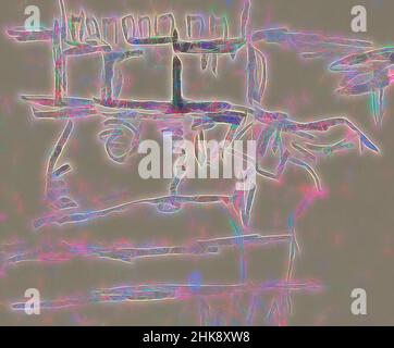 Inspiriert von View of Dam Square in Amsterdam, Niederlande, neu gestaltet von Artotop. Klassische Kunst neu erfunden mit einem modernen Twist. Design von warmen fröhlichen Leuchten der Helligkeit und Lichtstrahl Strahlkraft. Fotografie inspiriert von Surrealismus und Futurismus, umarmt dynamische Energie der modernen Technologie, Bewegung, Geschwindigkeit und Kultur zu revolutionieren Stockfoto