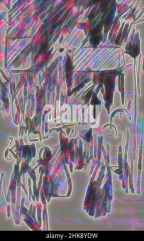 Inspiriert von View of a Street in Amsterdam, Niederlande, neu gestaltet von Artotop. Klassische Kunst neu erfunden mit einem modernen Twist. Design von warmen fröhlichen Leuchten der Helligkeit und Lichtstrahl Strahlkraft. Fotografie inspiriert von Surrealismus und Futurismus, umarmt dynamische Energie der modernen Technologie, Bewegung, Geschwindigkeit und Kultur zu revolutionieren Stockfoto