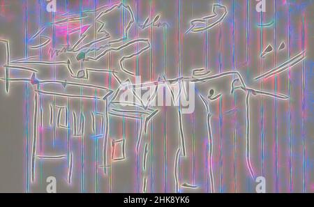 Inspiriert von der Brücke 112 in der Prinsengracht bis zur Lijnbaansgracht. Weiter eine Studie eines Gesichts. Und Blick auf die Lauriergracht in Amsterdam, Niederlande, neu erfunden von Artotop. Klassische Kunst neu erfunden mit einem modernen Twist. Design von warmen fröhlichen Leuchten der Helligkeit und Lichtstrahl Strahlkraft. Fotografie inspiriert von Surrealismus und Futurismus, umarmt dynamische Energie der modernen Technologie, Bewegung, Geschwindigkeit und Kultur zu revolutionieren Stockfoto