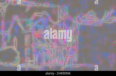 Inspiriert von Blick auf eine Figur in einer Straße, in Amsterdam in den Niederlanden. Hergestellt in Antwerpen, Gent und Amsterdam in den Niederlanden, Blick auf eine Figur in einer Straße, in Amsterdam in den Niederlanden, neu erfunden von Artotop. Klassische Kunst neu erfunden mit einem modernen Twist. Design von warmen fröhlichen Leuchten der Helligkeit und Lichtstrahl Strahlkraft. Fotografie inspiriert von Surrealismus und Futurismus, umarmt dynamische Energie der modernen Technologie, Bewegung, Geschwindigkeit und Kultur zu revolutionieren Stockfoto