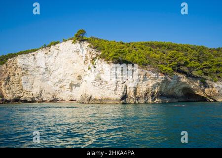 Gargano Nationalpark, Besuch der Höhlen, Vieste, Apulien, Italien, Europa Stockfoto