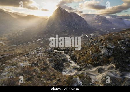 Glencoe, Highlands, Schottland. Stockfoto