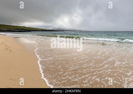 Borvemor Beach an der Westküste der hebräischen Insel Harris Stockfoto