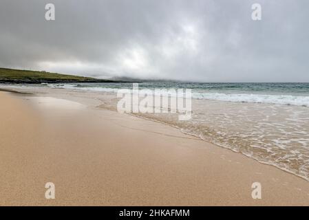 Borvemor Beach an der Westküste der hebräischen Insel Harris Stockfoto