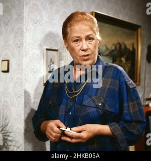 Fragen Sie Frau Doktor Cora, Comedy-Sendereihe, Deutschland 1989, Darsteller: Gerda Maria Jürgens Stockfoto