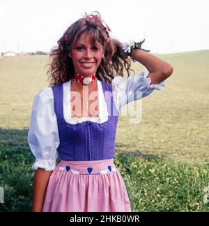 Bananas, Comedy- und Muskshow, Sendereihe, Deutschland 1981 - 1984, Moderation: Olivia Pascal Stockfoto