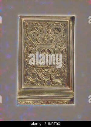 Inspiriert von Tafel mit (vermutlich) dem Apostel Paulus unter einem Bogen, Medusa-Kopf, zwei Vögeln und Arabesken im Relief, C. Polozzi, c. 1875 - c. 1900, Albumendruck, Höhe 216 mm × Breite 138 mm, neu gestaltet von Artotop. Klassische Kunst neu erfunden mit einem modernen Twist. Design von warmen fröhlichen Leuchten der Helligkeit und Lichtstrahl Strahlkraft. Fotografie inspiriert von Surrealismus und Futurismus, umarmt dynamische Energie der modernen Technologie, Bewegung, Geschwindigkeit und Kultur zu revolutionieren Stockfoto