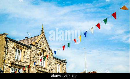 Architektur in Clitheroe Stockfoto